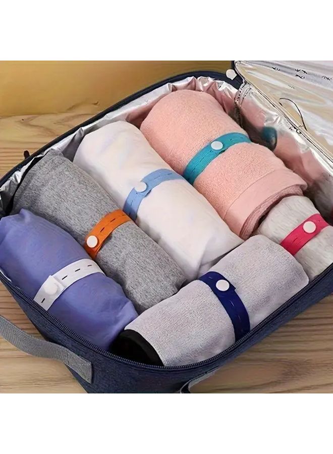 Heavy Duty Elastic Storage Straps 30pcs Adjustable Button Closure Assorted Colors - Image 5